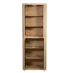 Tower living Wandkasten|Industriele Kasten|Tenna Wandkast naturel mangohout 80cm