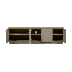 WOOOD Industriele Kasten|Tv Meubels|Teo Tv meubel Grenen Mud 180cm
