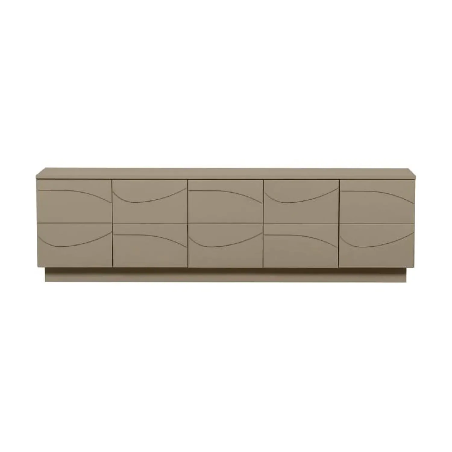 WOOOD Industriele Kasten|Tv Meubels|Teo Tv meubel Grenen Mud 180cm