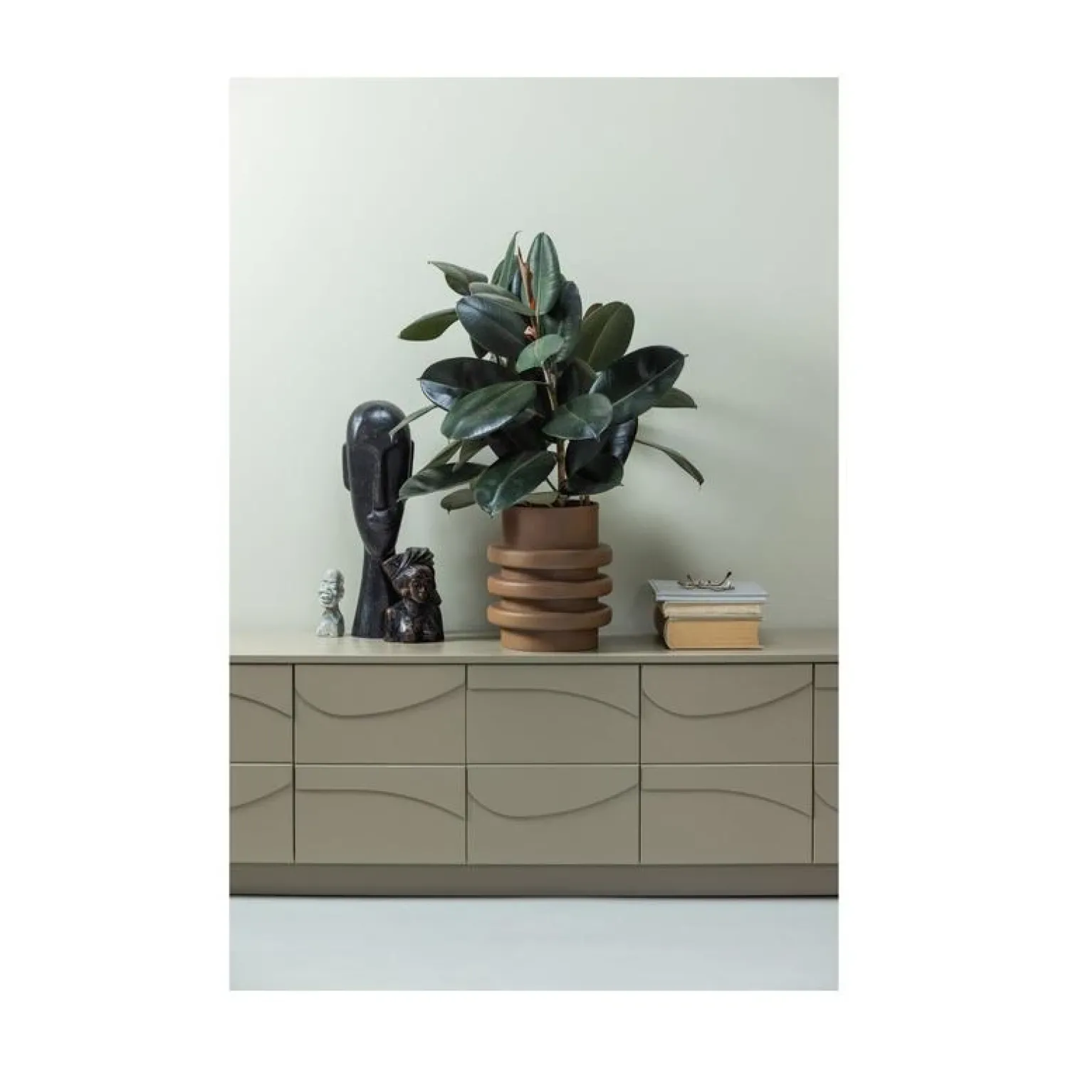 WOOOD Industriele Kasten|Tv Meubels|Teo Tv meubel Grenen Mud 180cm