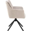 Nordhavn Eetkamerstoelen|Terano Eetkamerstoel Beige Stof