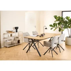 Nordhavn Eetkamerstoelen|Thalden Eetkamerstoel Grijs