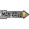 Cavetown Metalen Borden|The Man Cave pijl - metalen bord
