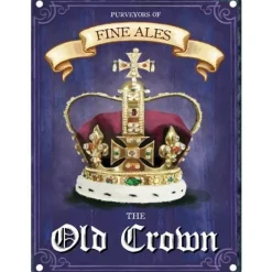 Metal Signs Metalen Borden|The Old Crown - metalen bord