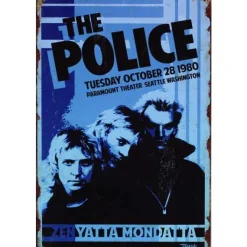 Cavetown Metalen Borden|The Police - metalen bord