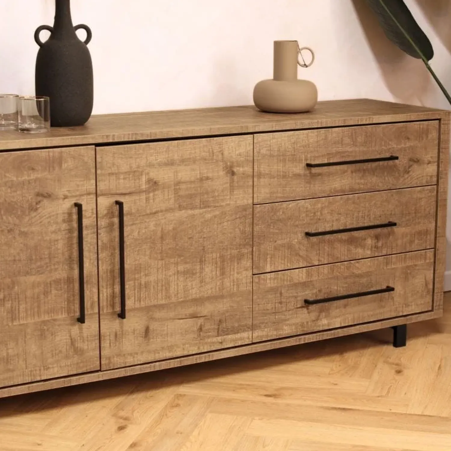 Maison Madera Dressoirs|Industriele Kasten|Thornbay Dressoir Hout 180cm