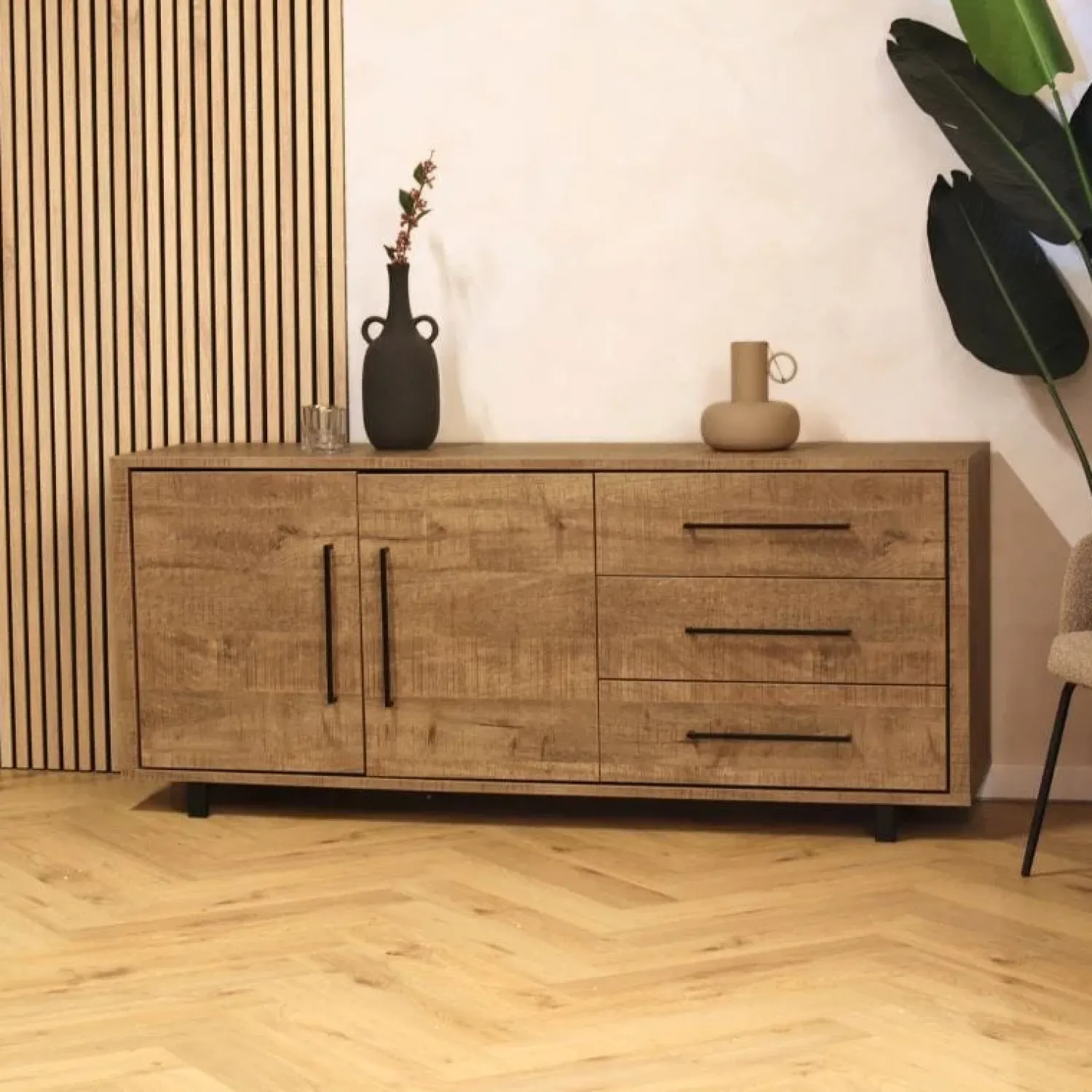 Maison Madera Dressoirs|Industriele Kasten|Thornbay Dressoir Hout 180cm