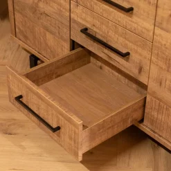 Maison Madera Wandkasten|Vakkenkasten|Thornbay Vakkenkast 2 deuren Hout 135cm