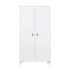 WOOOD Industriele Kasten|Kledingkasten|Ties Kledingkast Grenen Wit 111cm