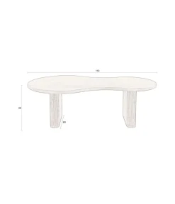 Dutchbone Salontafels|Tilon Salontafel Mangohout 110cm
