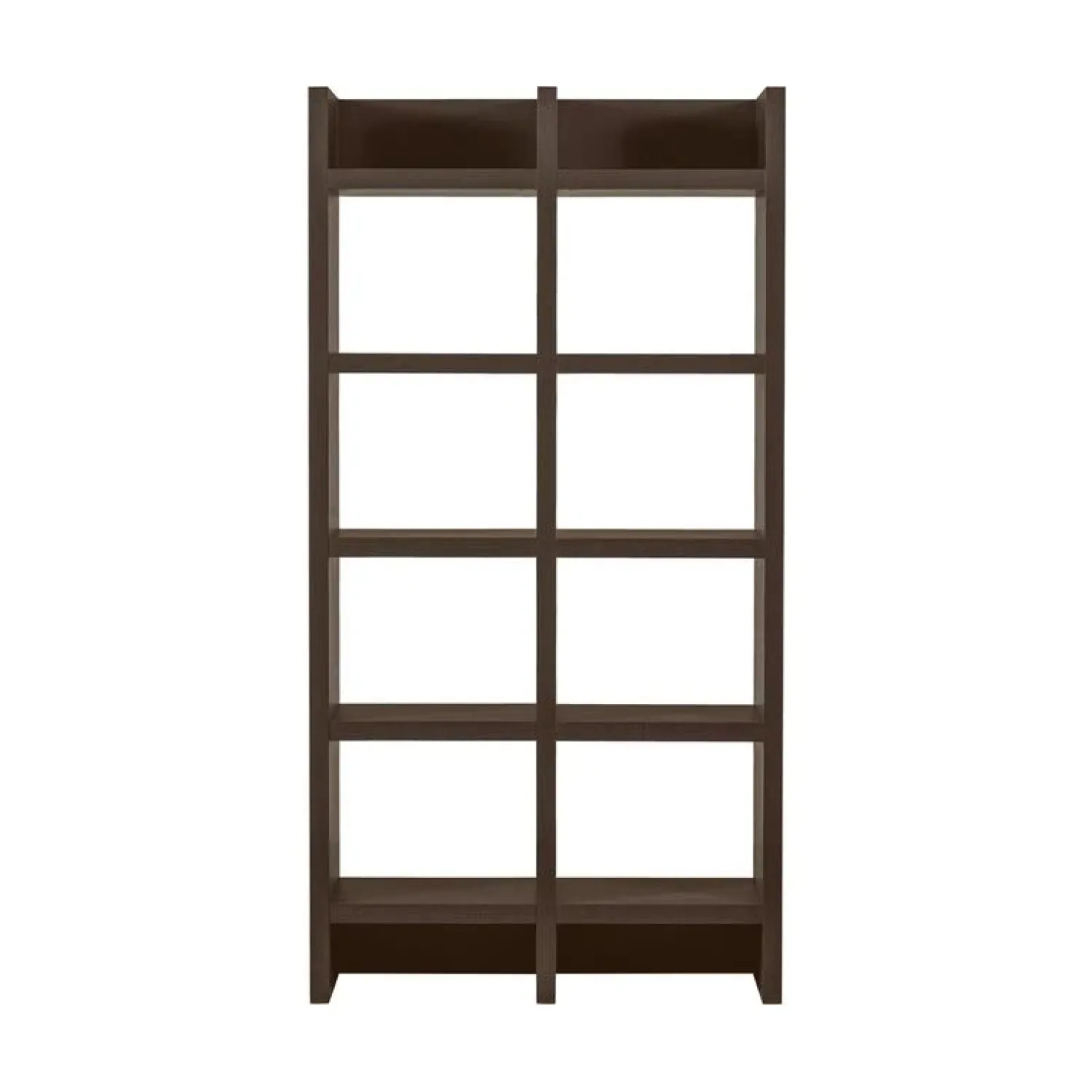 WOOOD Vakkenkasten|Industriele Kasten|Timo Vakkenkast MDF Donkerbruin 100cm