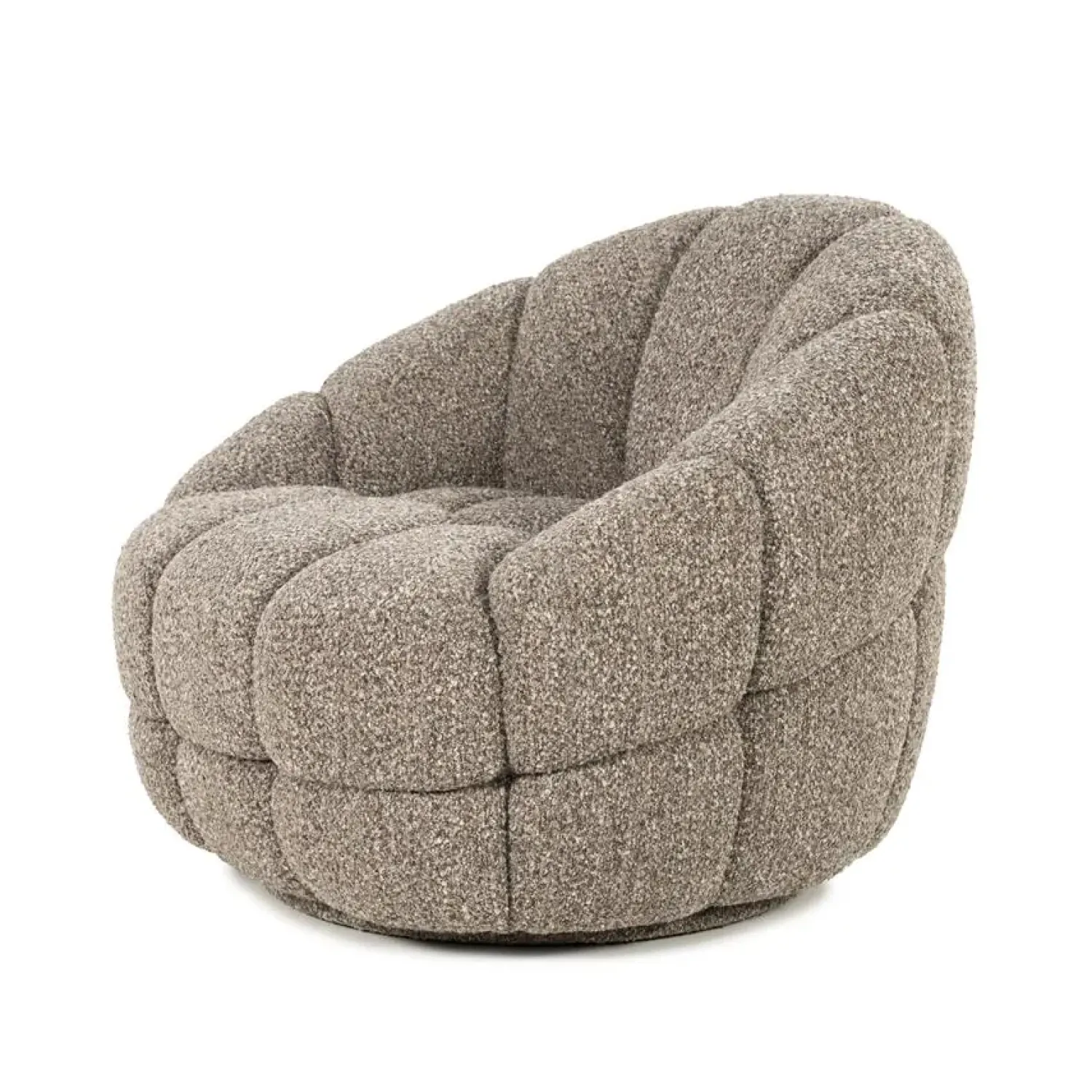 Eleonora Fauteuils|Tina Fauteuil Taupe stof