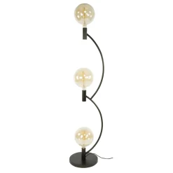 Kalfort Vloerlampen|Tio 3-lichts Vloerlamp Bruin