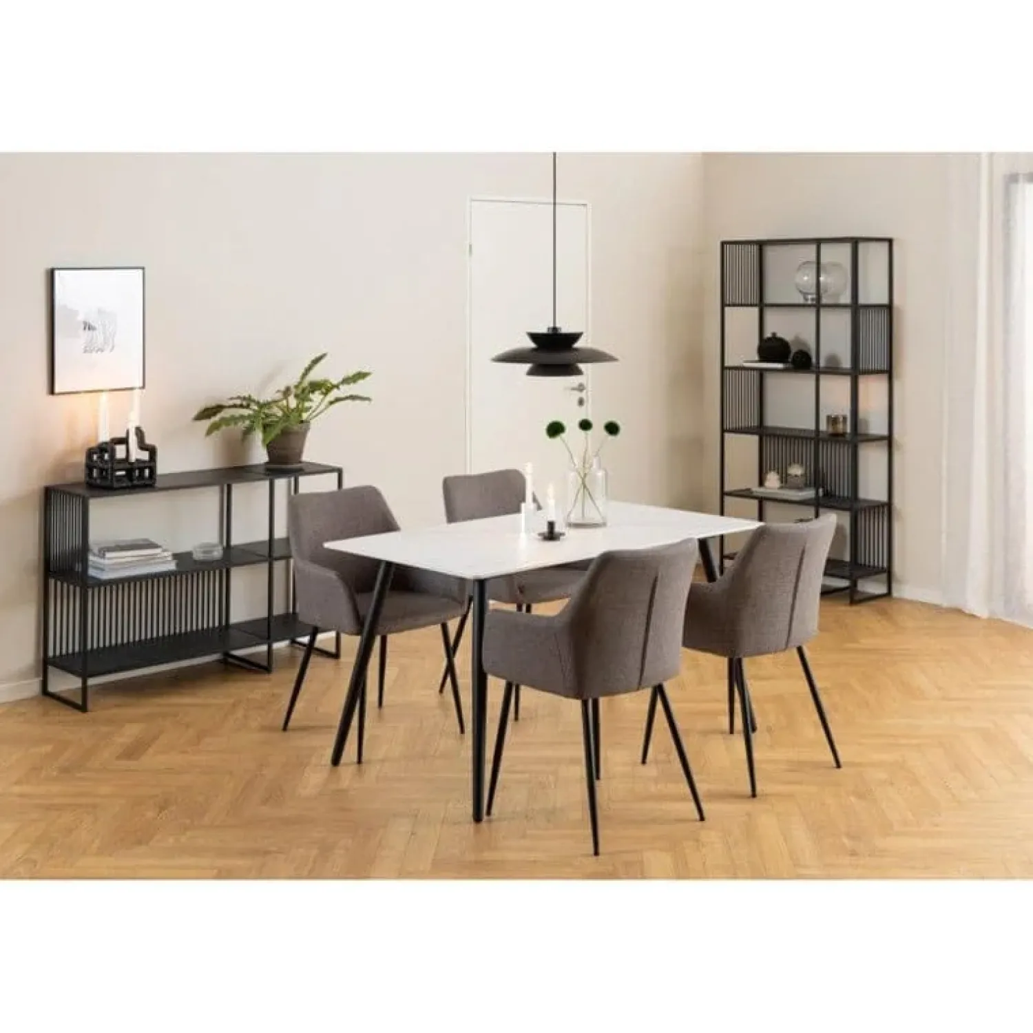 Nordhavn Boekenkasten|Industriele Kasten|Tissaro Boekenkast Hoog Zwart 85cm