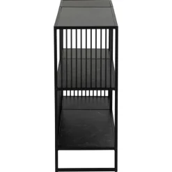 Nordhavn Boekenkasten|Industriele Kasten|Tissaro Boekenkast Laag Zwart 120cm