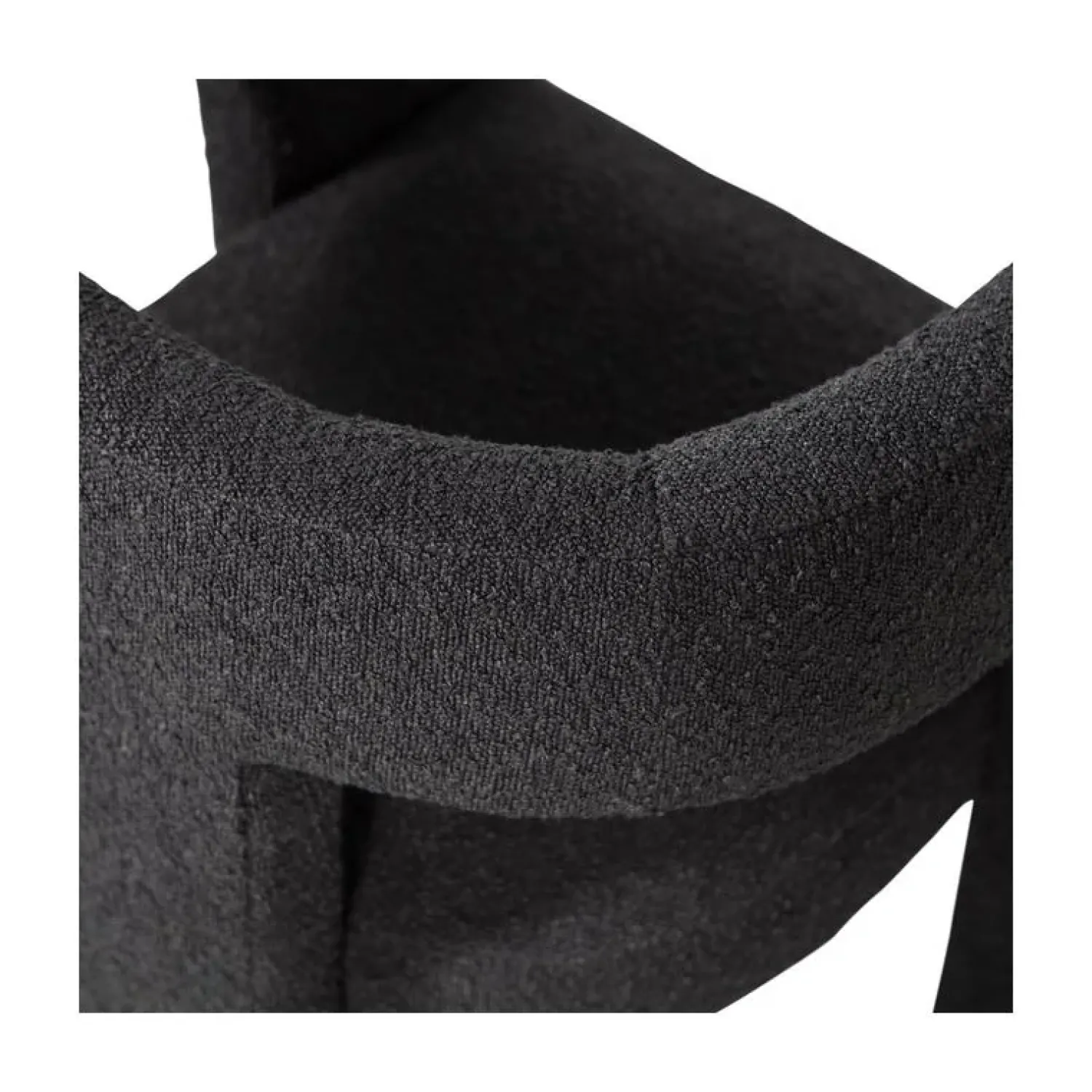 WOOOD Fauteuils|Tiwa Fauteuil Boucle Donkergrijs