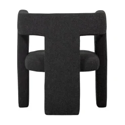 WOOOD Fauteuils|Tiwa Fauteuil Boucle Donkergrijs