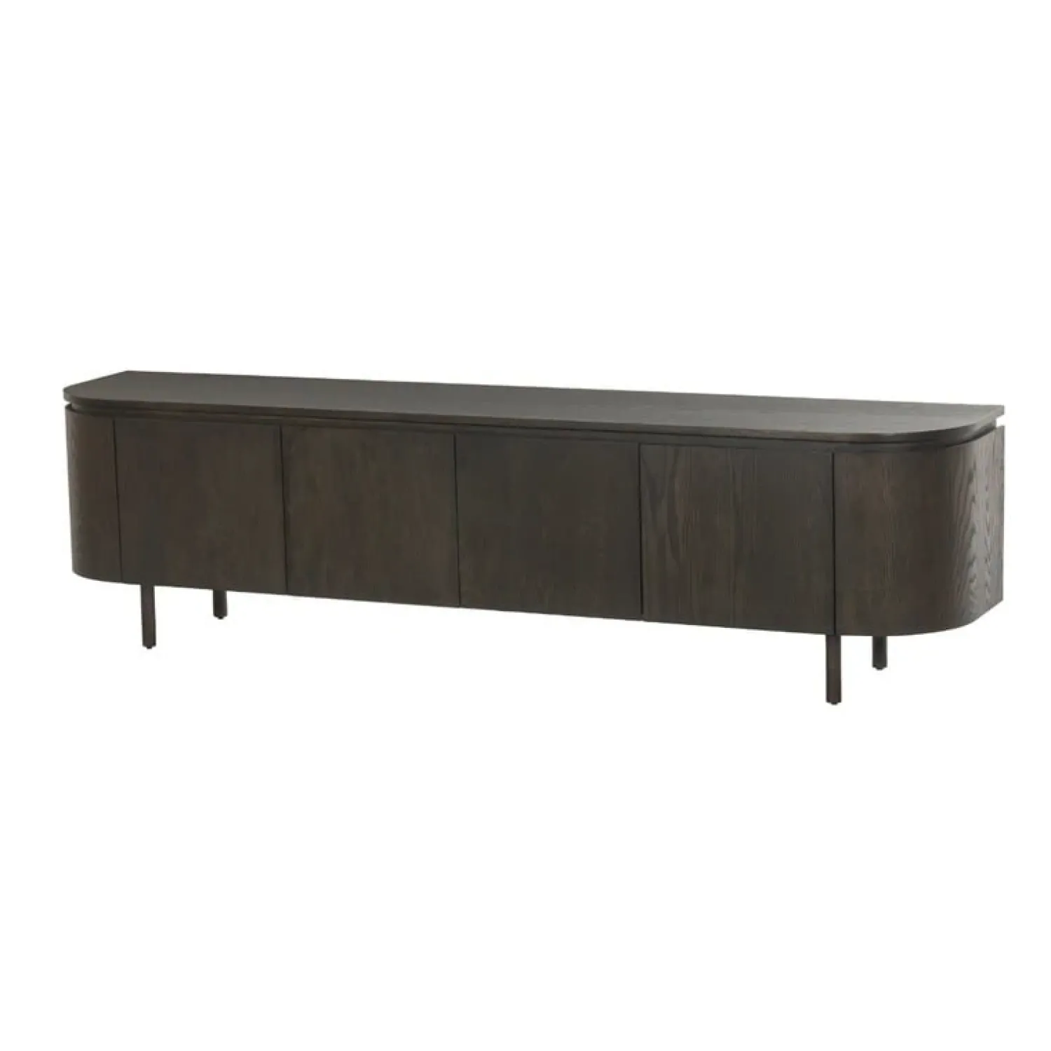 Livingfurn Industriele Kasten|Tv Meubels|Tobago Tv meubel Espresso eiken 210cm