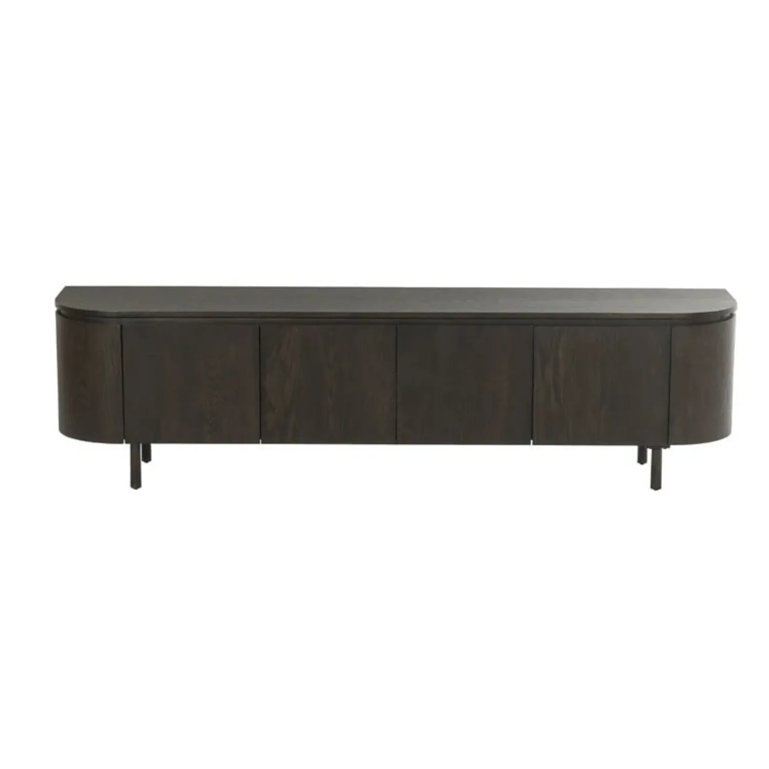 Livingfurn Industriele Kasten|Tv Meubels|Tobago Tv meubel Espresso eiken 210cm