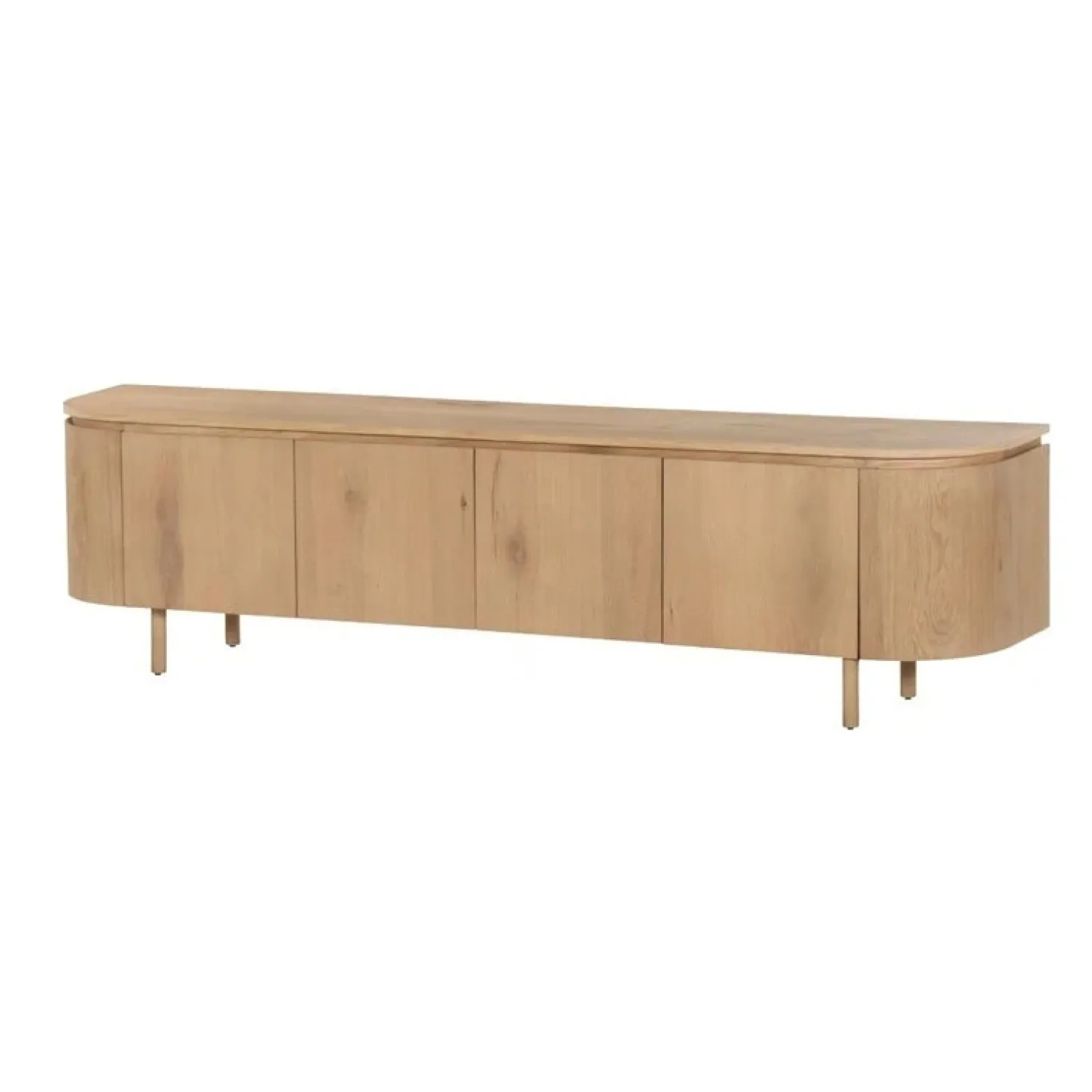 Livingfurn Industriele Kasten|Tv Meubels|Tobago Tv meubel naturel eiken 210cm
