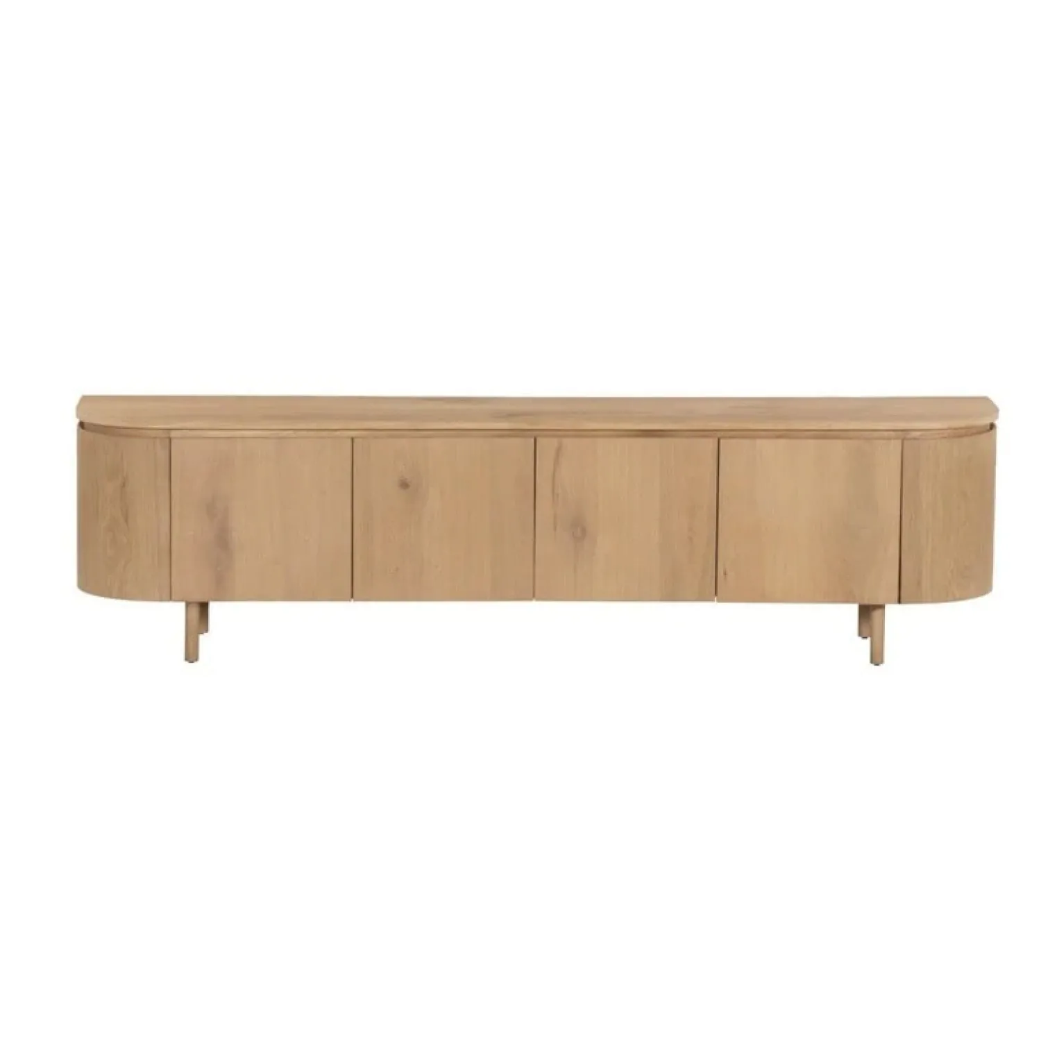 Livingfurn Industriele Kasten|Tv Meubels|Tobago Tv meubel naturel eiken 210cm