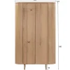 Livingfurn Wandkasten|Industriele Kasten|Tobago Wandkast hoog naturel eiken 180cm