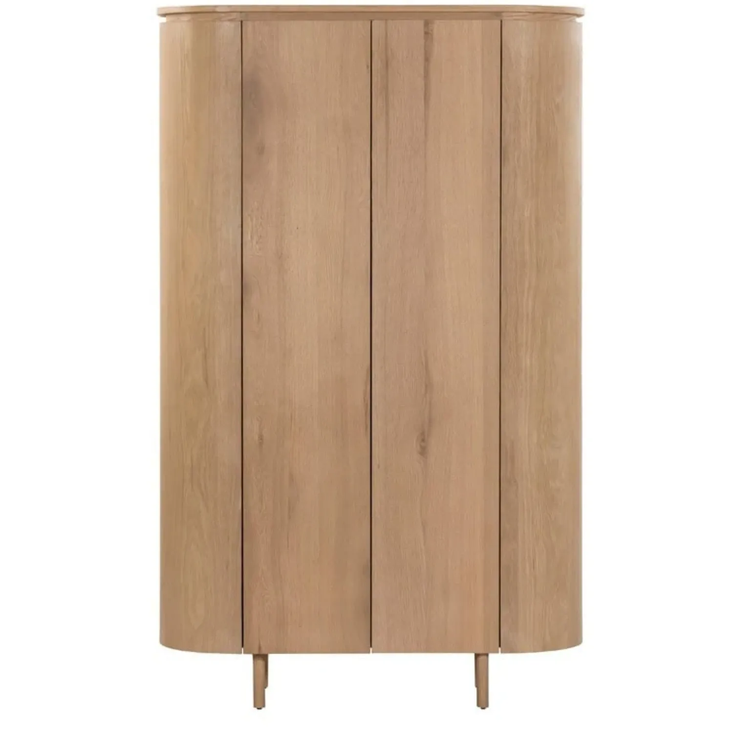 Livingfurn Wandkasten|Industriele Kasten|Tobago Wandkast hoog naturel eiken 180cm
