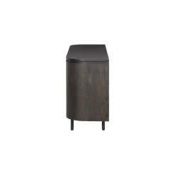 Livingfurn Dressoirs|Industriele Kasten|Tobago Wandkast laag Espresso eiken 115cm