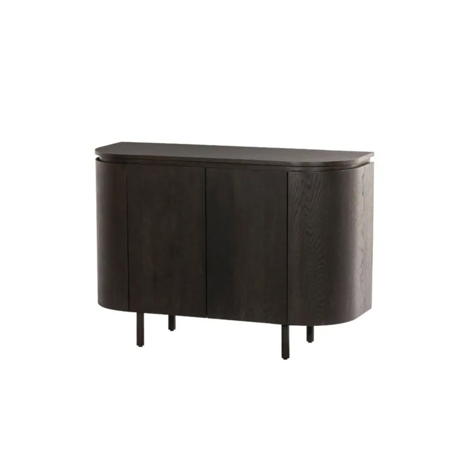 Livingfurn Dressoirs|Industriele Kasten|Tobago Wandkast laag Espresso eiken 115cm
