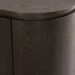 Livingfurn Dressoirs|Industriele Kasten|Tobago Wandkast laag Espresso eiken 115cm
