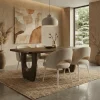 Mysons Eettafels|Tobias Eetkamertafel Walnoot 180cm