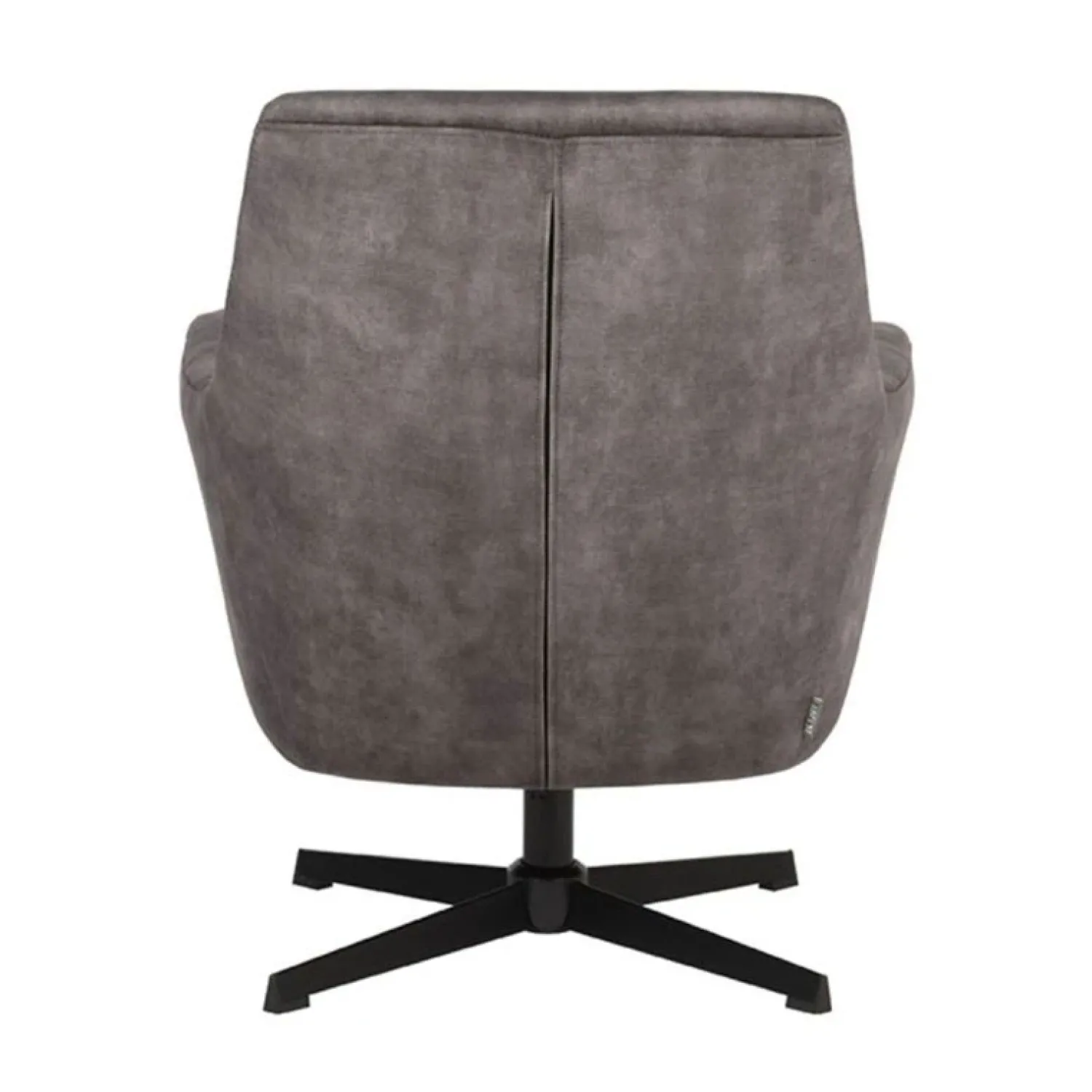 Label51 Fauteuils|Toby Draai fauteuil Antraciet velours