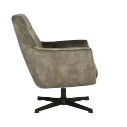 Label51 Fauteuils|Toby Draai fauteuil Hunter velours