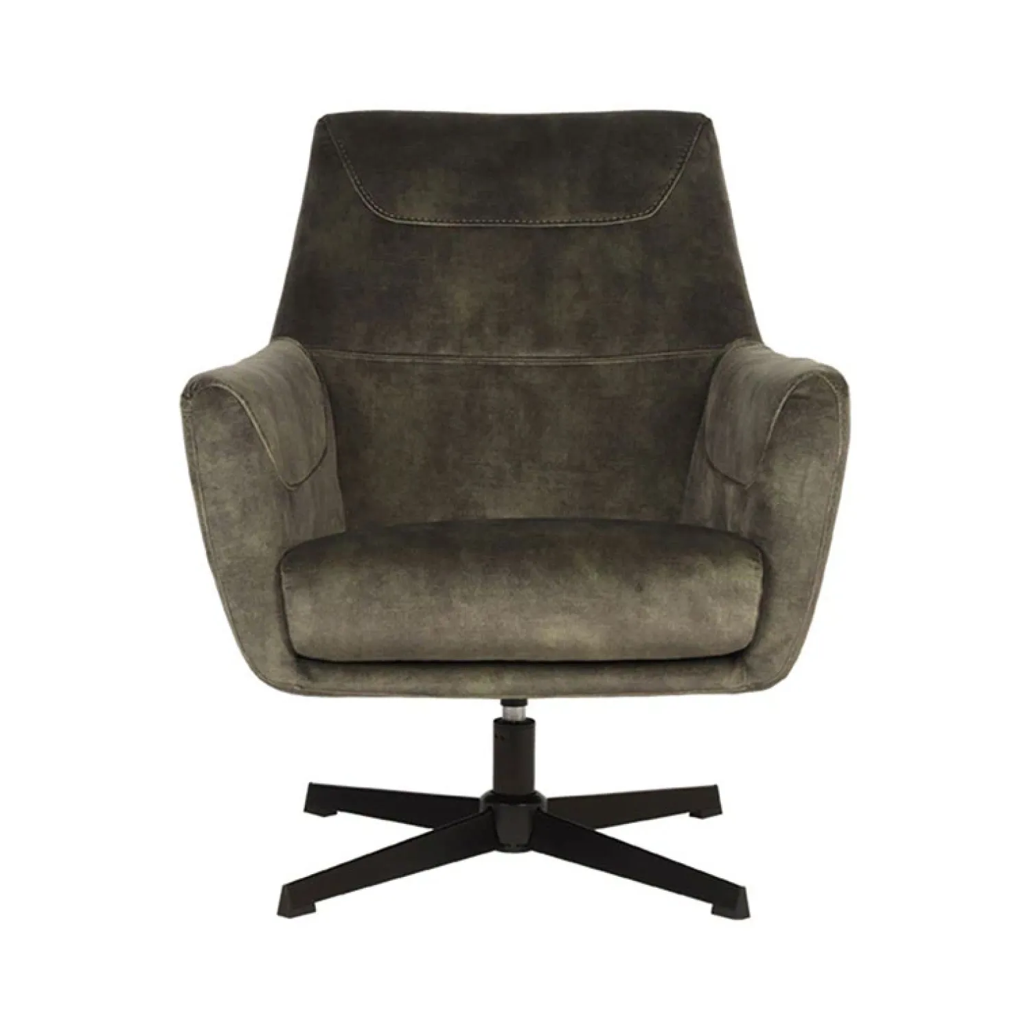 Label51 Fauteuils|Toby Draai fauteuil Hunter velours