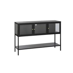 LykkeHome Sidetables|Tommy Sidetable Zwart 131cm