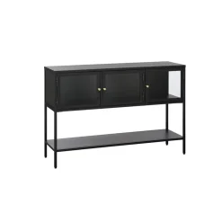 LykkeHome Sidetables|Tommy Sidetable Zwart 131cm