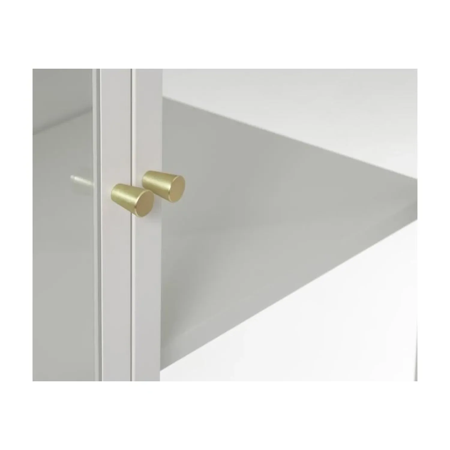 LykkeHome Vitrinekasten|Industriele Kasten|Tommy Vitrinekast Greige 90cm