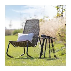WOOOD Tuinstoelen|Tom Tuin Schommelstoel Naturel