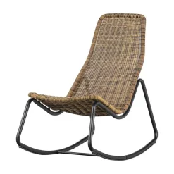 WOOOD Tuinstoelen|Tom Tuin Schommelstoel Naturel