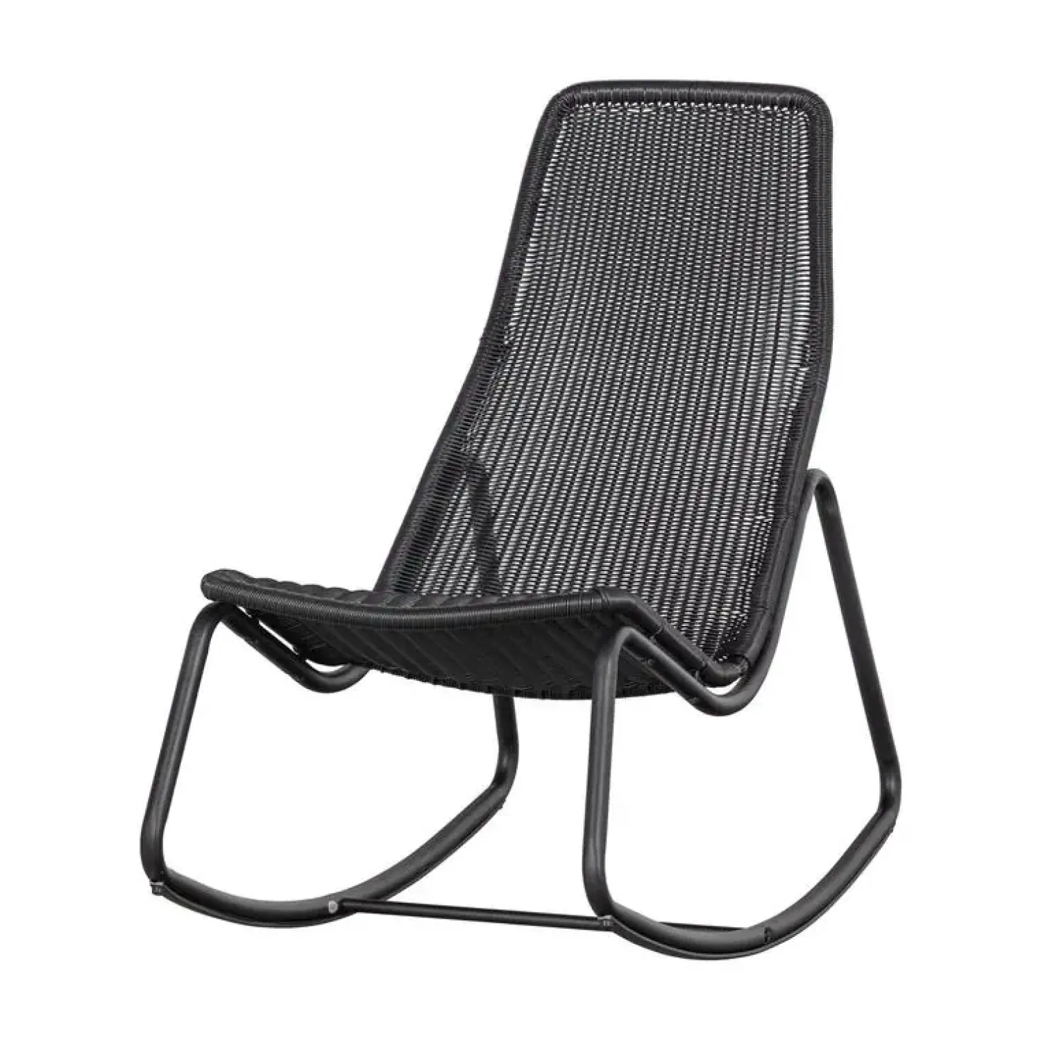 WOOOD Tuinstoelen|Tom Tuin Schommelstoel Zwart