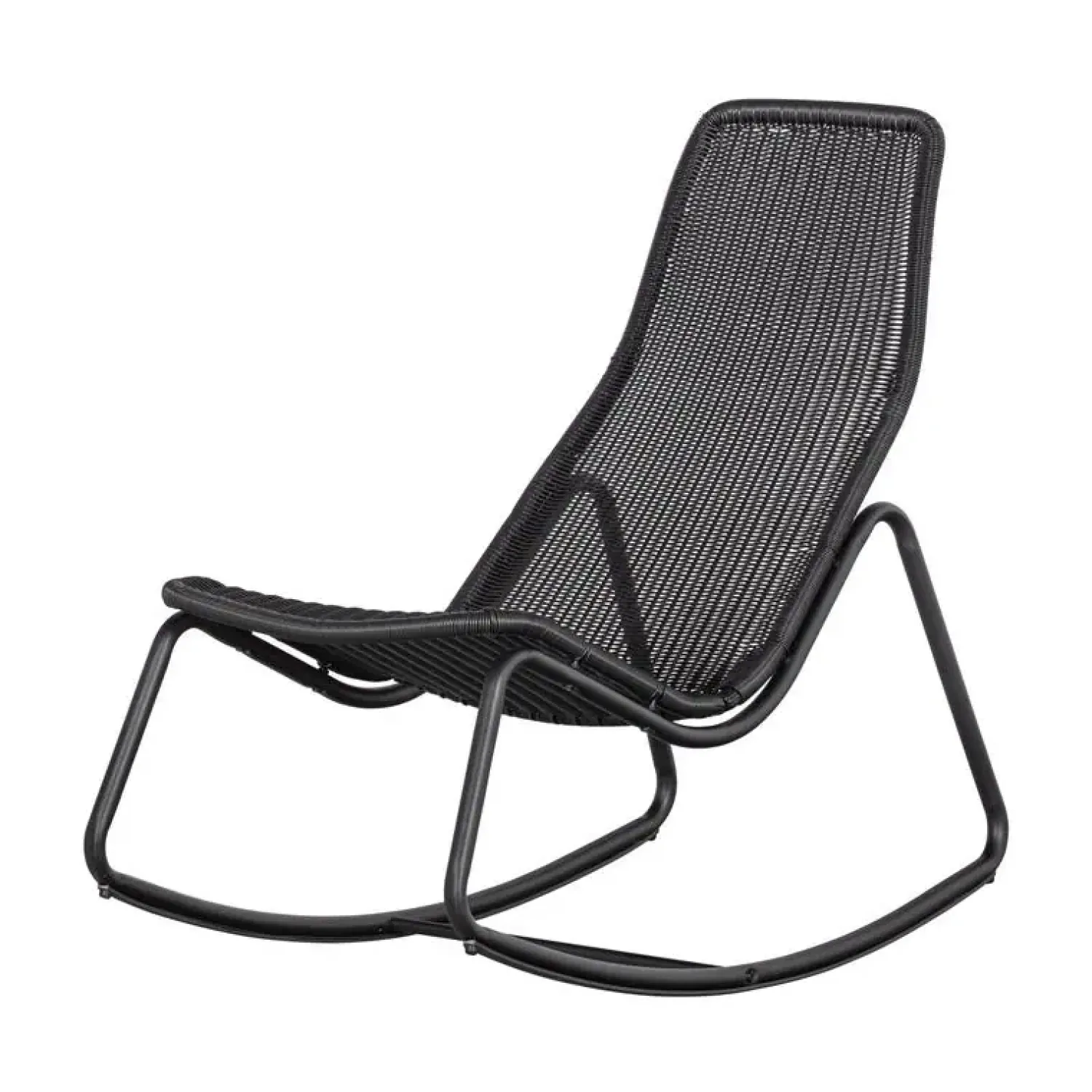 WOOOD Tuinstoelen|Tom Tuin Schommelstoel Zwart