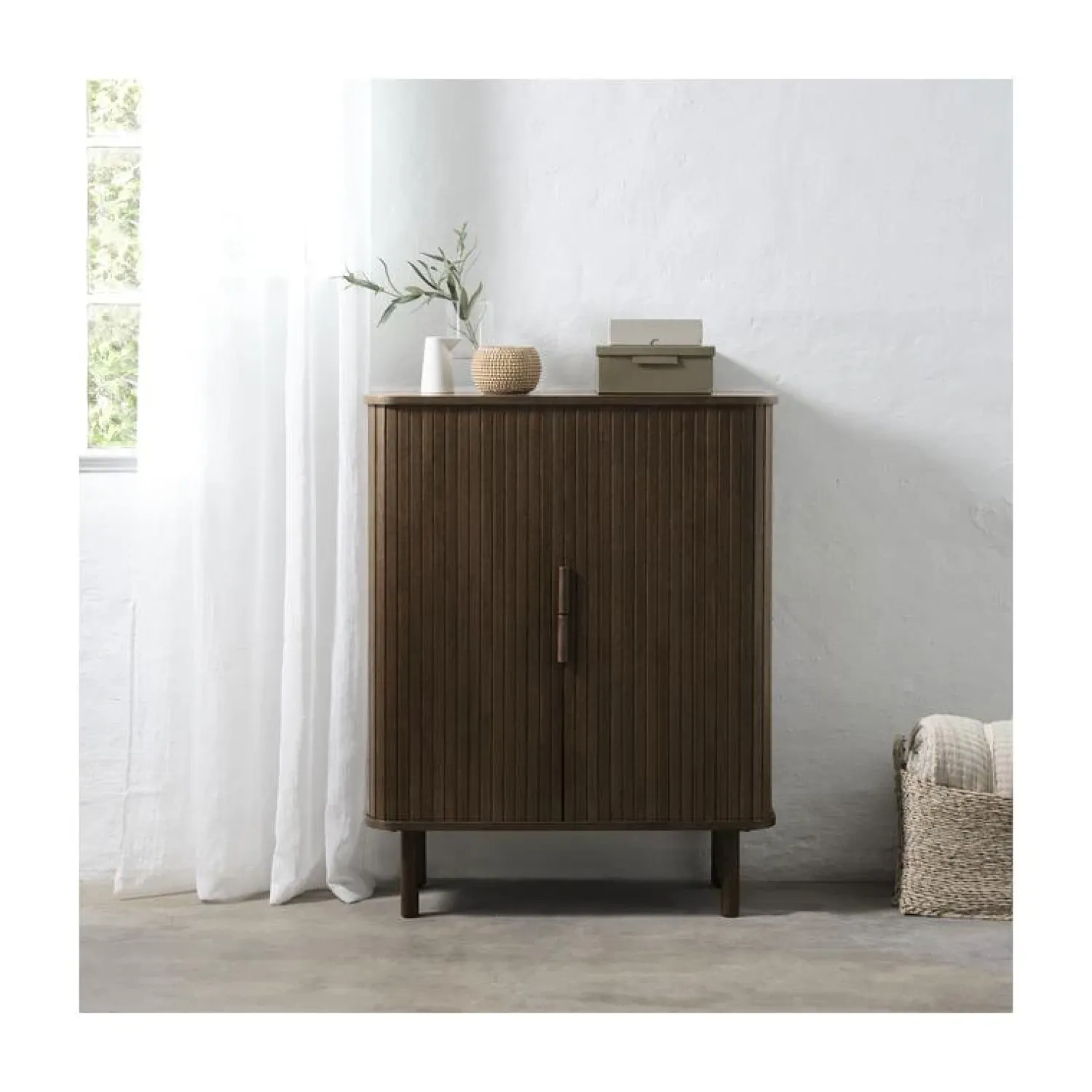 LykkeHome Wandkasten|Industriele Kasten|Toni Wandkast Bruin 90cm