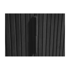 LykkeHome Wandkasten|Industriele Kasten|Toni Wandkast Zwart 90cm