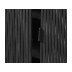 LykkeHome Wandkasten|Industriele Kasten|Toni Wandkast Zwart 90cm