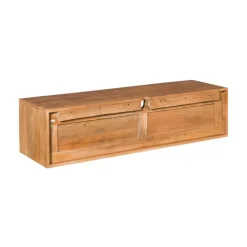Furndea Industriele Kasten|Tv Meubels|Tony Zwevend Tv meubel Naturel Mangohout 120 cm