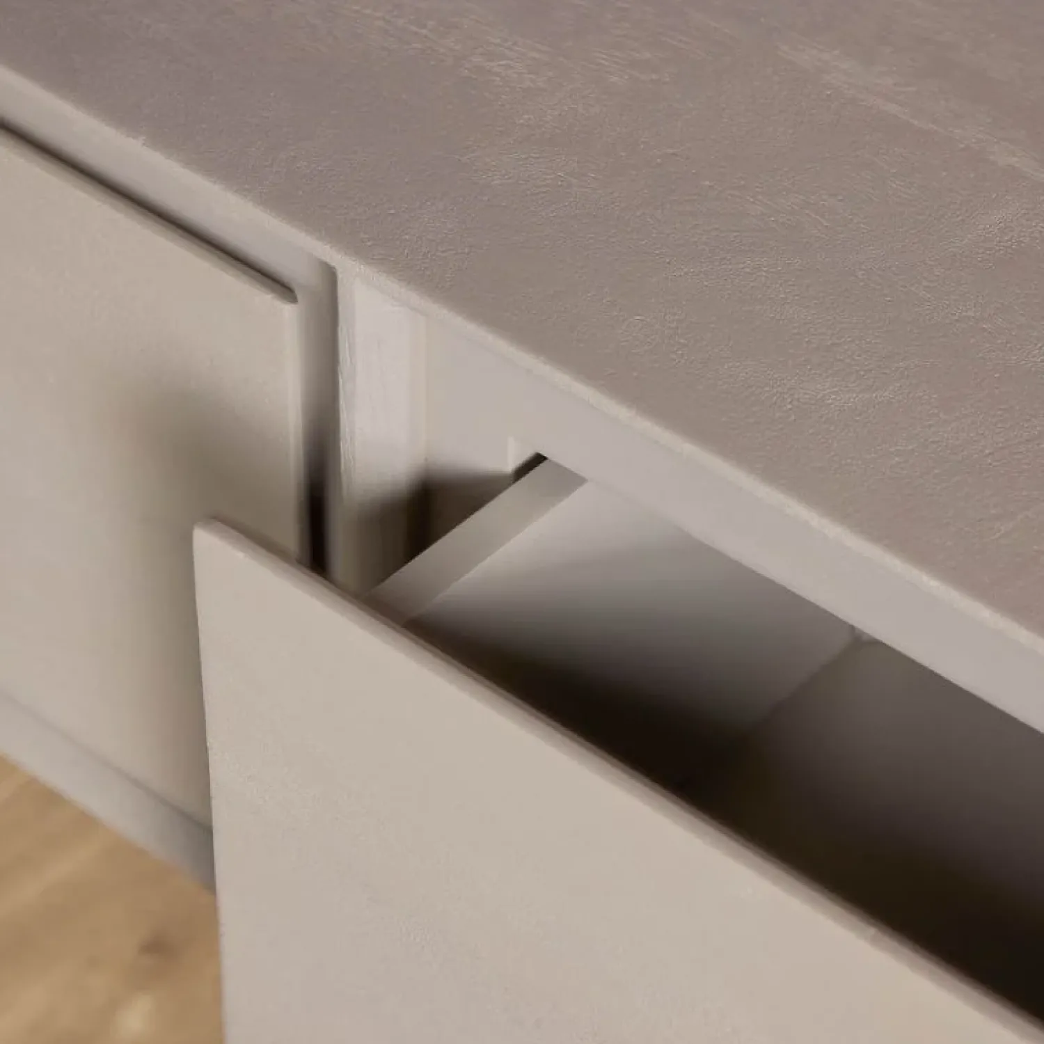 Furndea Industriele Kasten|Tv Meubels|Tony Zwevend Tv meubel Taupe Mangohout 120 cm