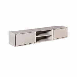 Furndea Industriele Kasten|Tv Meubels|Tony Zwevend Tv meubel Taupe Mangohout 160 cm