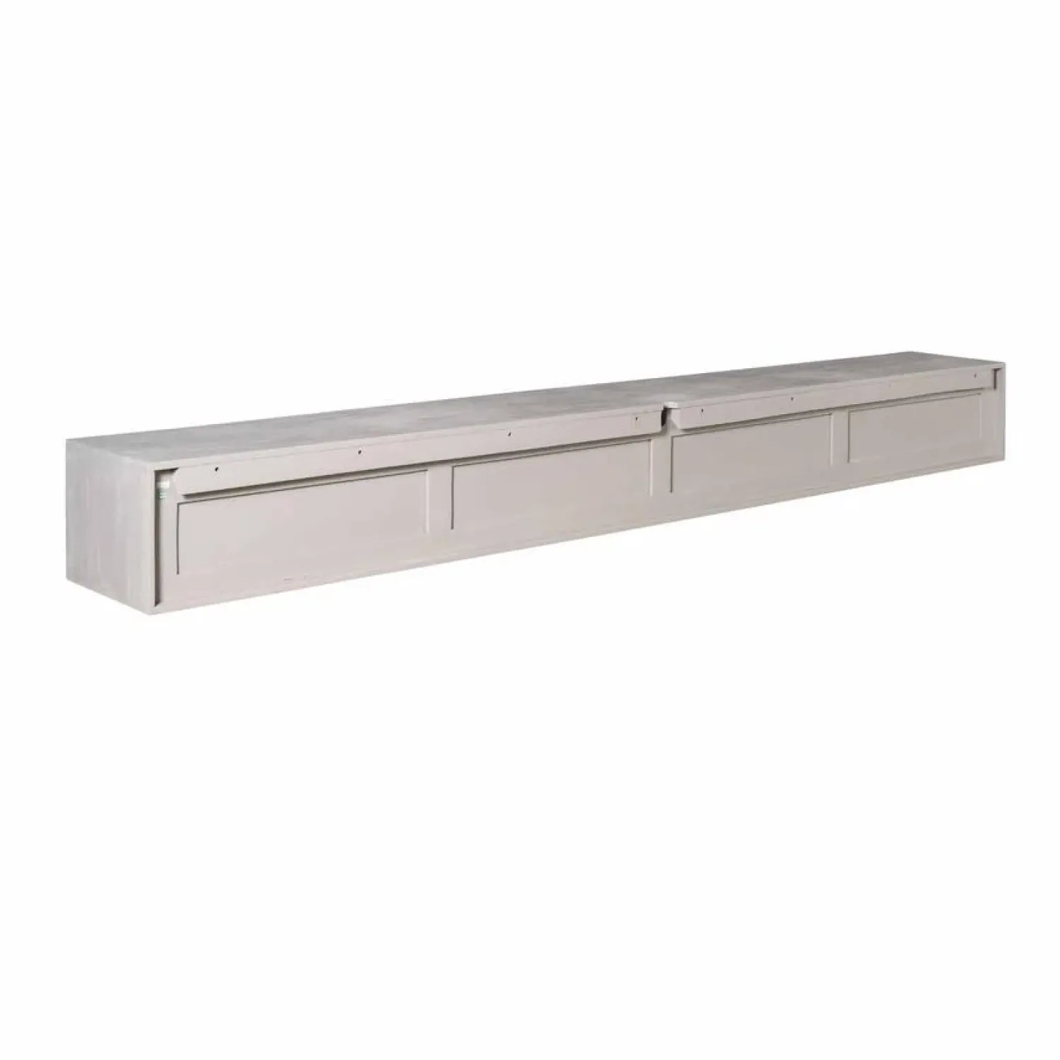 Furndea Industriele Kasten|Tv Meubels|Tony Zwevend Tv meubel Taupe Mangohout 240 cm