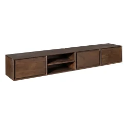 Furndea Industriele Kasten|Tv Meubels|Tony Zwevend Tv meubel Walnoot Mangohout 200 cm