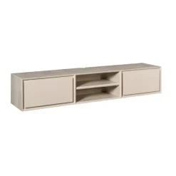 Furndea Industriele Kasten|Tv Meubels|Tony Zwevend Tv meubel Zand Mangohout 160 cm